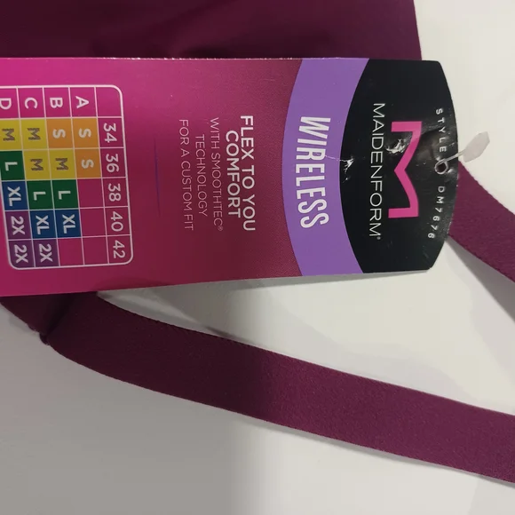 Seamless Purple Bralette - Picture 3 of 5